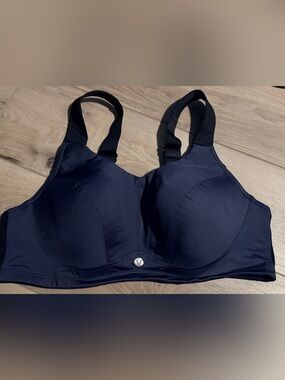 Lane Bryant Navy Wireless Full-Coverage Support Bra